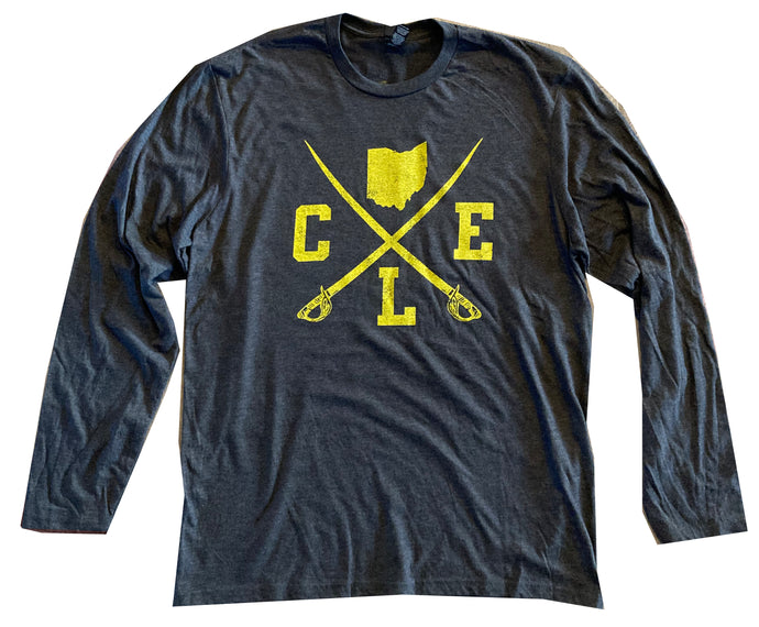 Ohio CLE Swords Long Sleeve T-Shirt