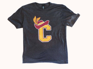 Wine & Gold C Hat T-Shirt