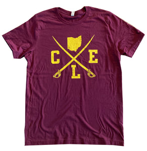 Ohio CLE Swords Short Sleeve T-Shirt